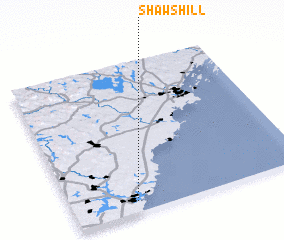 3d view of Shaws Hill