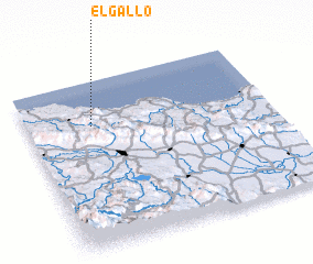 3d view of El Gallo