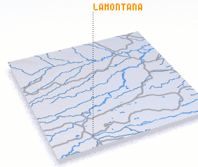 3d view of La Montaña