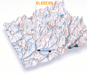 3d view of El Encón