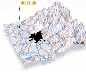 3d view of Huechún