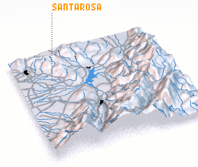 3d view of Santa Rosa