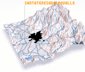 3d view of Santa Teresa de Lo Ovalle