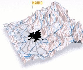 3d view of Maipo