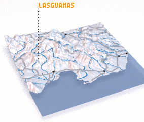 3d view of Las Guamas