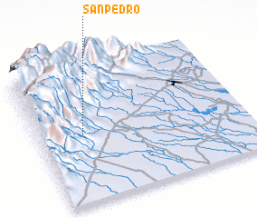 3d view of San Pedro