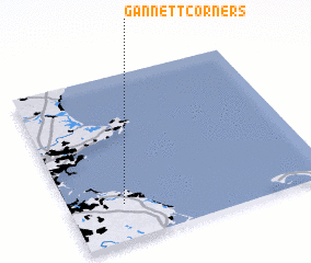 3d view of Gannett Corners