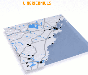 3d view of Limerick Mills