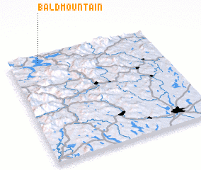 3d view of Bald Mountain