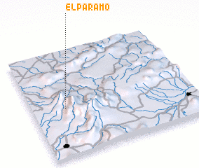 3d view of El Páramo