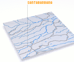 3d view of Santa Bárbara