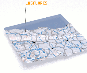 3d view of Las Flores