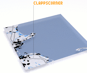 3d view of Clapps Corner