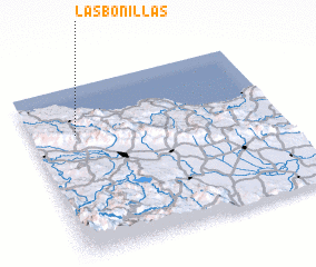 3d view of Las Bonillas