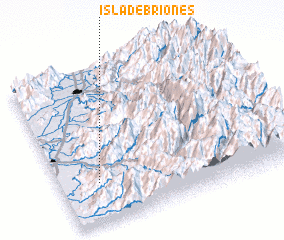 3d view of Isla de Briones