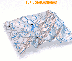 3d view of El Filo de los Monos