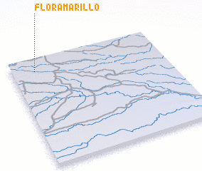 3d view of Flor Amarillo