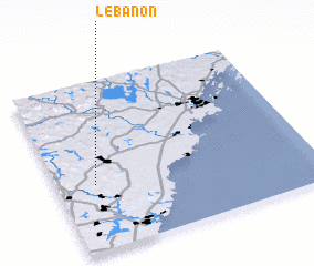3d view of Lebanon