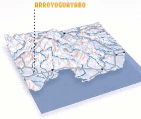 3d view of Arroyo Guayabo