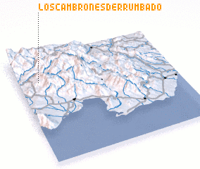 3d view of Los Cambrones Derrumbado