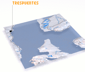 3d view of Tres Puentes