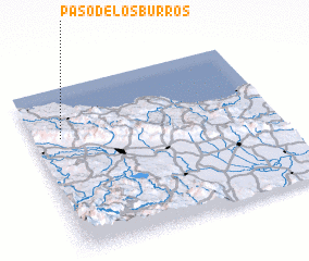 3d view of Paso de los Burros