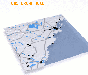 3d view of East Brownfield