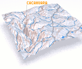 3d view of Cacahuara