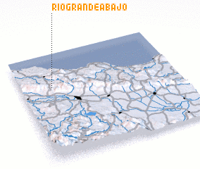 3d view of Río Grande Abajo