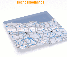 3d view of Boca de Río Grande