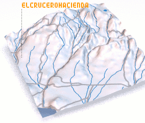 3d view of El Crucero Hacienda