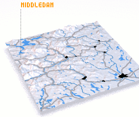 3d view of Middle Dam