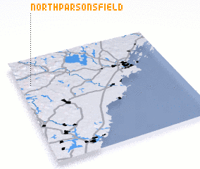 3d view of North Parsonsfield