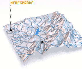 3d view of Mene Grande