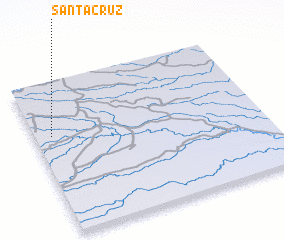 3d view of Santa Cruz