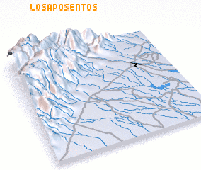 3d view of Los Aposentos