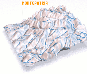 3d view of Monte Patria