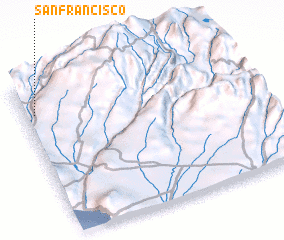 3d view of San Francisco