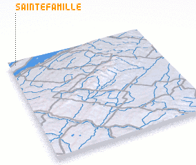 3d view of Sainte-Famille