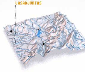 3d view of Las Adjuntas