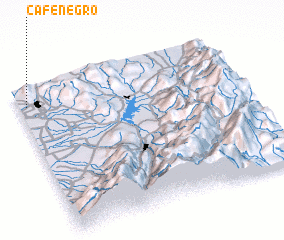 3d view of Café Negro