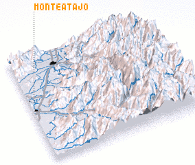 3d view of Monte Atajo