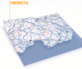 3d view of Sabaneta