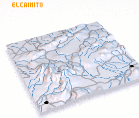 3d view of El Caimito