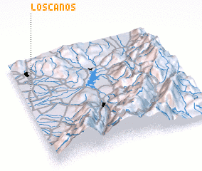 3d view of Los Caños