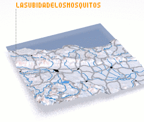 3d view of La Subida de los Mosquitos