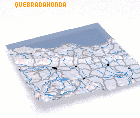 3d view of Quebrada Honda