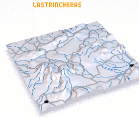 3d view of Las Trincheras