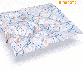 3d view of Mina Cata