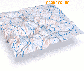 3d view of Ccanccahue